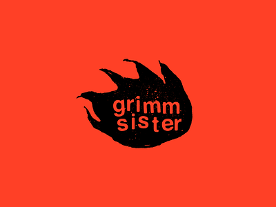 Grimm Sister Concept Logo band band logo branding fire hand lettering illustration lettering logo music nature typography