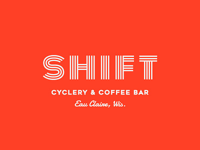 Shift Cyclery & Coffee Bar Branding + Logo Design, 2017