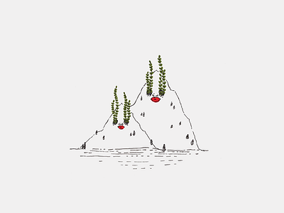 Mountain Sisters Illustration, 2017