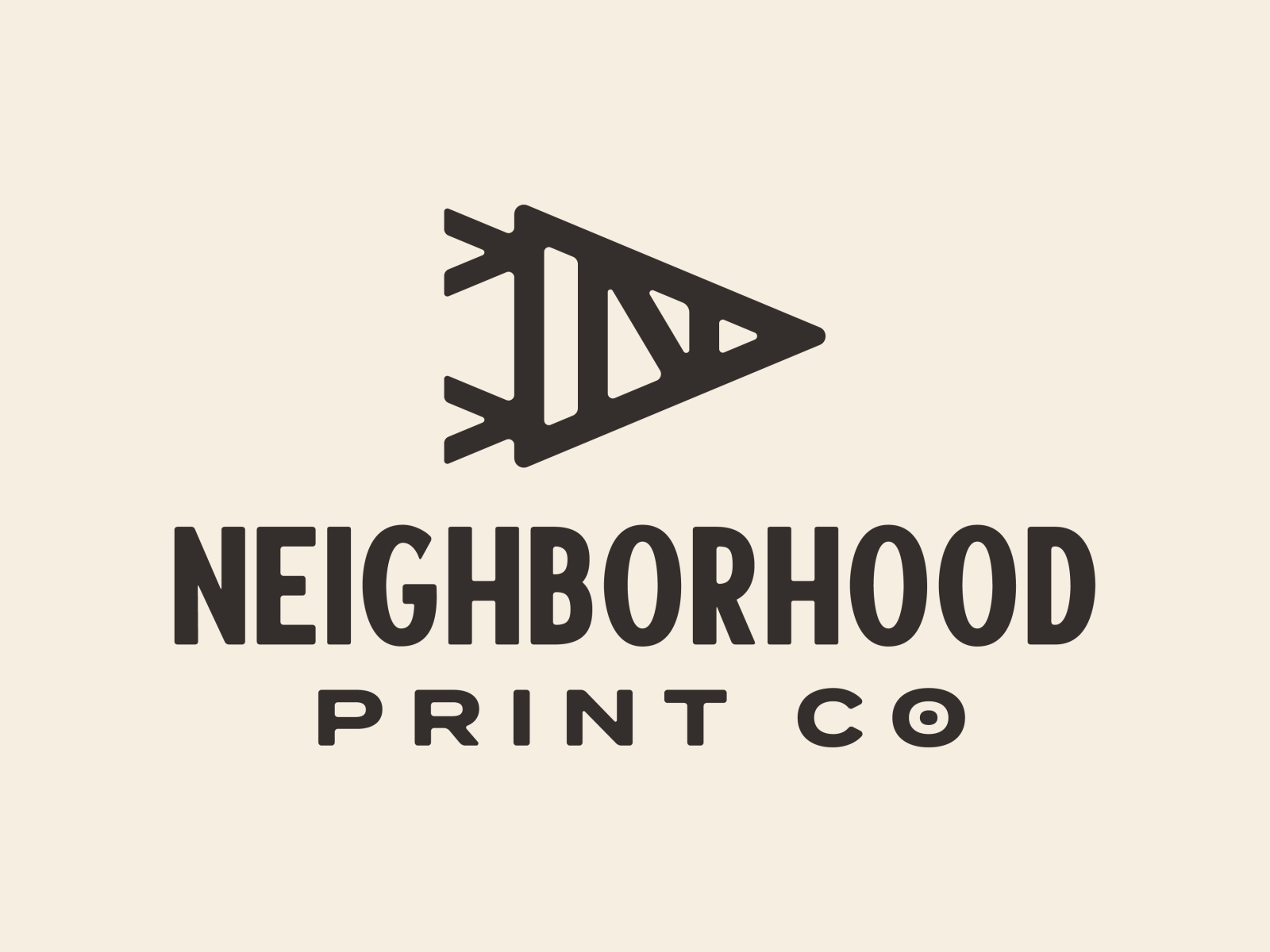 Neighborhood Print Co. by Curt Crocker on Dribbble