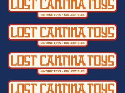 Lost Cantina Toys batuu branding cantina identity logo logo type memphis space star wars tennessee toy store toys typography vintage