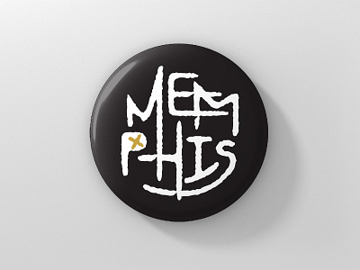 Memphis Button button memphis