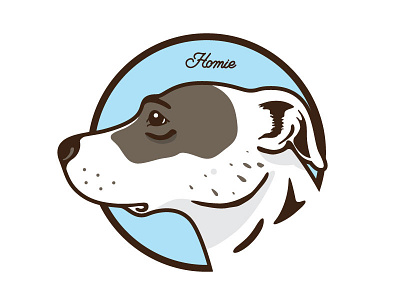 Homie animal dog homie illustration k9 pet pup