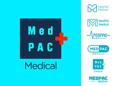 Medpac Medical branding health healthcare identity logo medical medicine