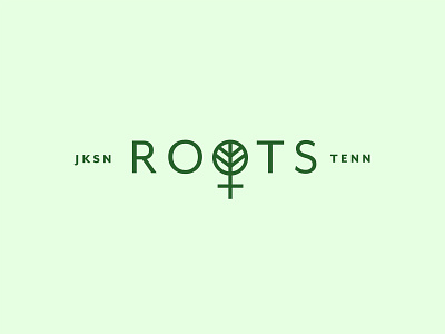 Roots Inc. branding design identity jackson logo logo mark nature roots tennessee tree venus