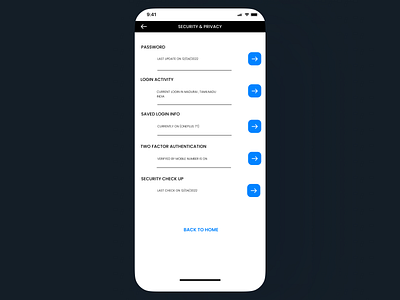 Security & Privacy UI Design by Manikandan on Dribbble