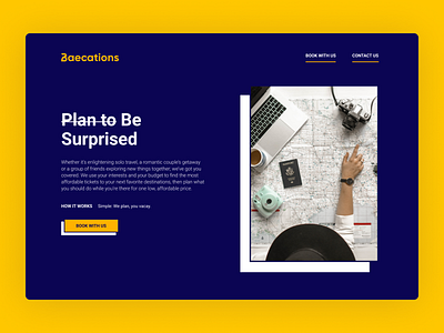 Baecations Landing Page