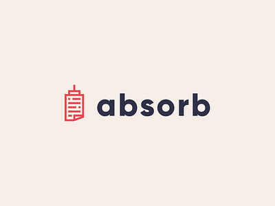 Absorb - Lease Transfer Company branding brandmark design icon illustrator logo vector