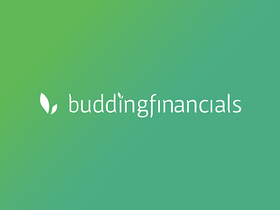 Budding Financials Brandmark branding brandmark logo weed
