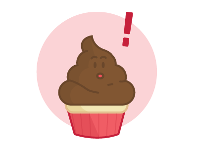 Wunderless - Fudge Cupcake Character cupcakes food fudge illustrations