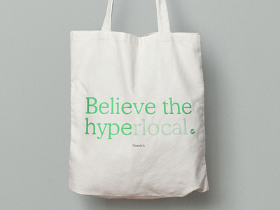 Gracie's "Believe the Hype" Tote