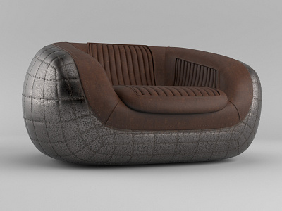 60s auto design armchair