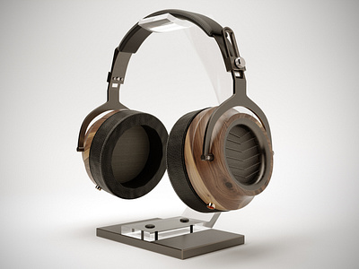 Headphones model in 3dsMAX & Corona renderer