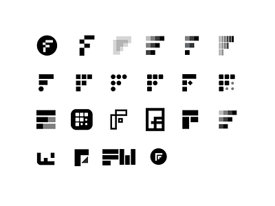 F logos (WIP for client)