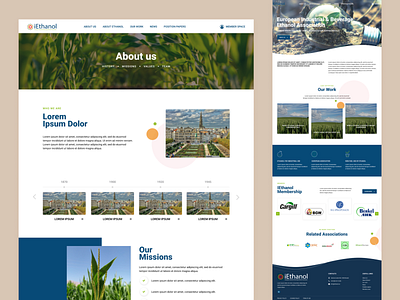 iEthanol - Website Design beige belgium blue odoo ui ux web website