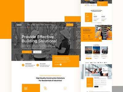 Real Estate Landing Page figma graphic design real estate ui web design