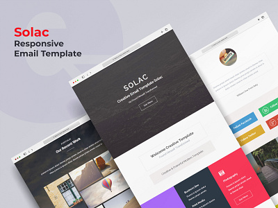 Solac - Responsive Multiporpuse Email with Online Editor stampready
