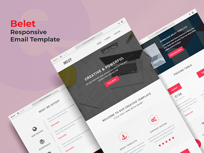 Belet - Responsive Email Newsletter Template ecommerce templates email template graphic design newsletter personal email