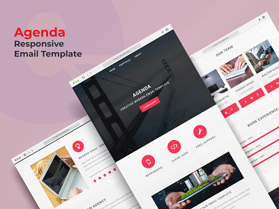 Agenda - Responsive email newsletter template