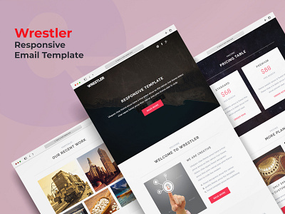 Wrestler - Responsive Multipurpose Email template ecommerce templates