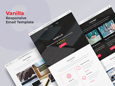 Vanilla - Responsive Multipurpose Email Newsletter template ecommerce templates email template newsletter personal email stampready
