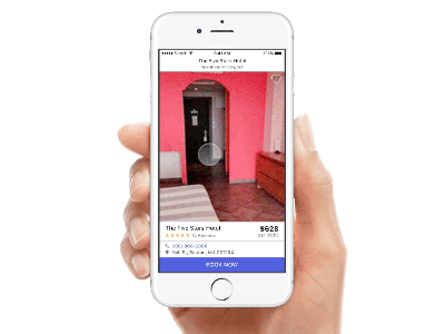 Virtual Reality (VR) Hotel App Prototype in Framer.js