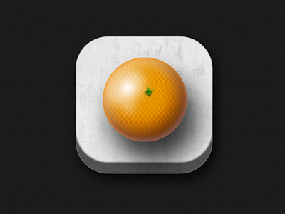 Orange Icon Design with Sketch3