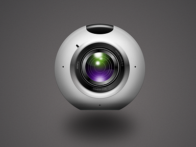 360 Camera Icon in Sketch3 360camera camera icon sketch3 ui vr