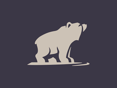 Globaltic bear logo animals bear domek elegant global ice logo mark marzec shadow shadows water