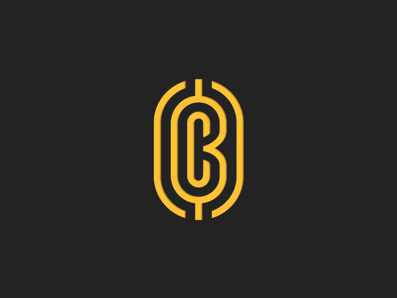 Coin C+B monogram logo by Dominika Marzec van Goik on Dribbble