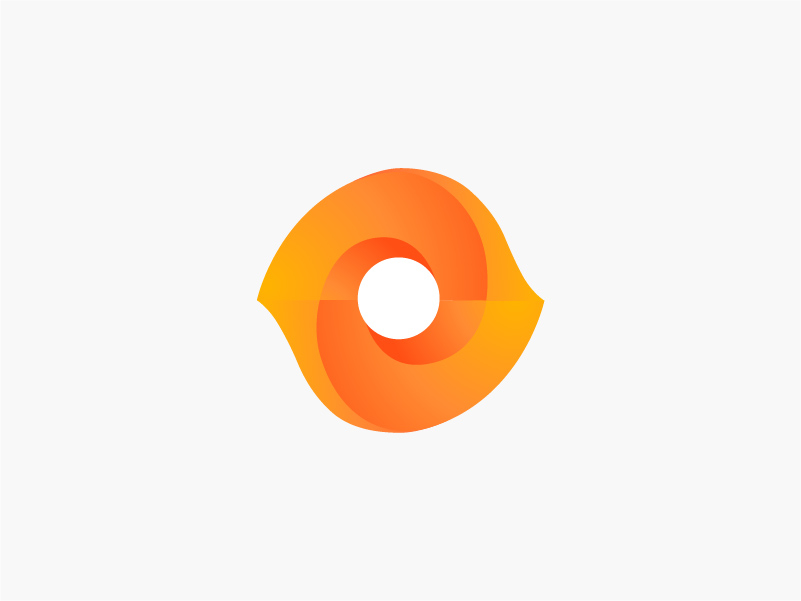 Orange Round Logo By Dominika Marzec On Dribbble