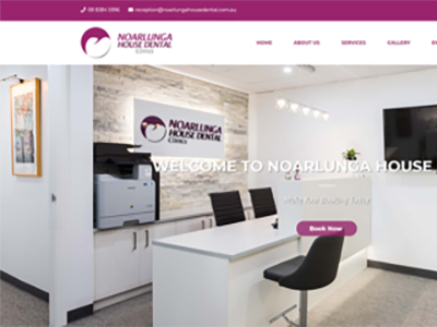 Noarlunga House Dental graphic design graphic designer logo design web design web design company web designer