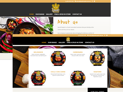 Spuds Royale graphic design graphic designer logo design web design web design company web designer