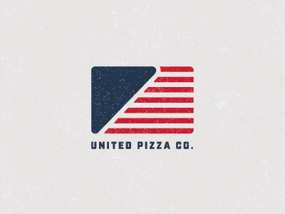 United Pizza Co. Logo identity logo pizza united usa