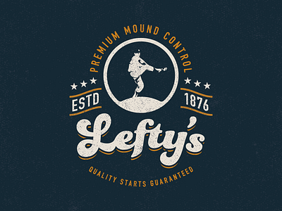 Lefty's Premium Mound Control baseball left lefties pitcher vintage