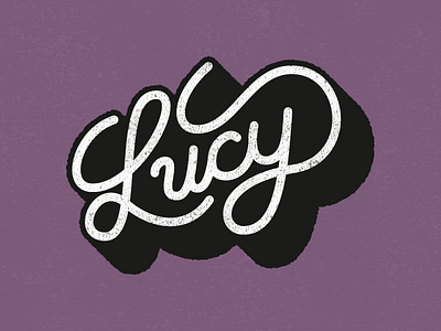 Lucy dog lettering lucy monoline monoweight script type