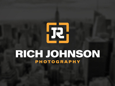 Rich Johnson Photography camera city logo photography r rj