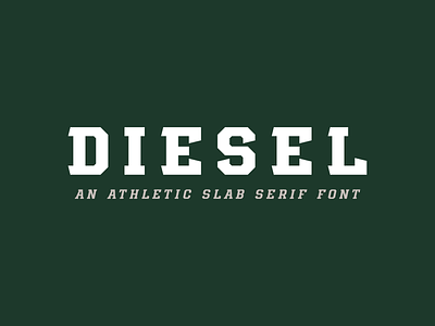 Diesel Font block block font custom font font serif slab font slab serif sports sports font sports fonts type typography