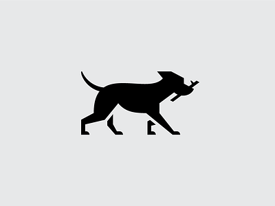 Fetch K9 animal animal logo dog dog icon dog illustration dog logo fetch illustration k9 logo silhouette stick