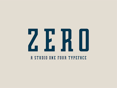 Zero Font