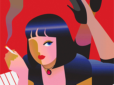 Pulp Fiction animation gif loop love motion pulp fiction vector