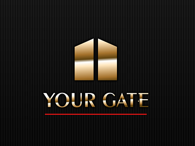 Your gate - door shop logo design