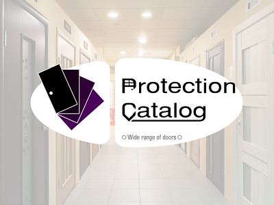 Protection Catalog - door shop logo design
