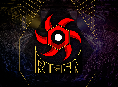 Rigen - esports team logo design branding corporate identity design digital art esports esports logo for sale game games graphic design illustration logo logo design logotype minimalism order sport vector