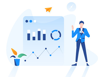 Data analyst illustration