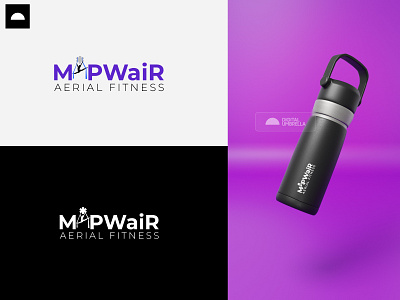 Branding for M*PWaiR Aerial Fitness branding design graphic design illustration logo vector