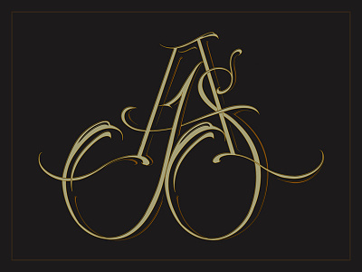 JAS Vector version illustraation lettering monograms sketch
