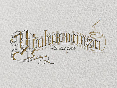 Malacrianza lettering logo