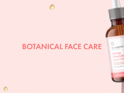 Ikarov Botanical Face Care Showcase botanical concept flowers logo marketing motion motion graphic motiongraphics natural natural logo nature cosmetics oblik oblik studio oil cosmetics oils packaging design print design redesign rose showcase