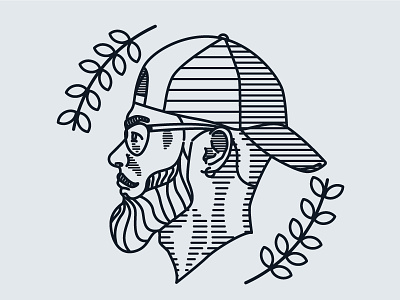 Boro First boro bulgaria coin design first illustration line linework music rap rapper trap